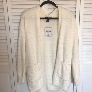 Fuzzy Knit Cardigan